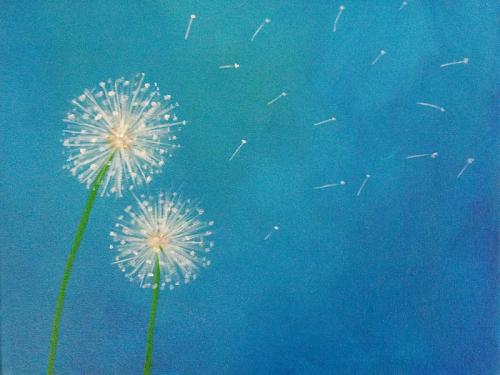 Dandelions Painting