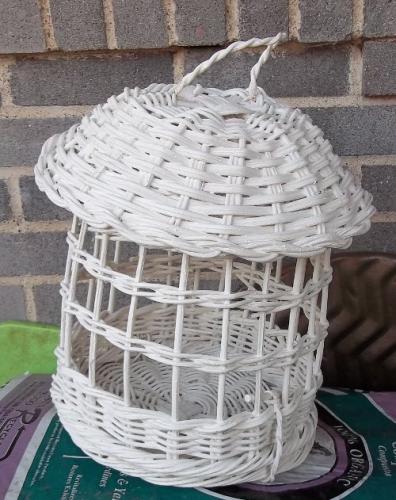 Birdcage to become plant holder