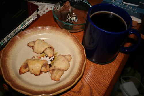 Evening tea and cookies three