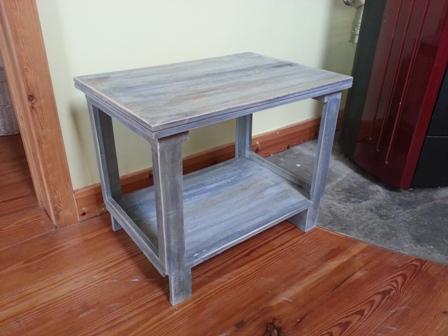 TV table made from a pallet