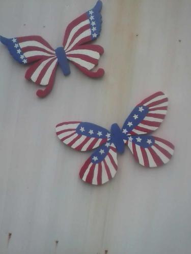 patriotic butterflies