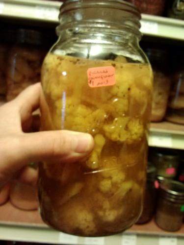 pickled cauliflower