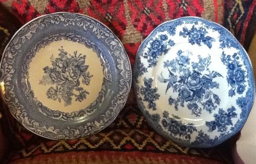 Modern plates from Spode and Johnson Bros get ten at discount places