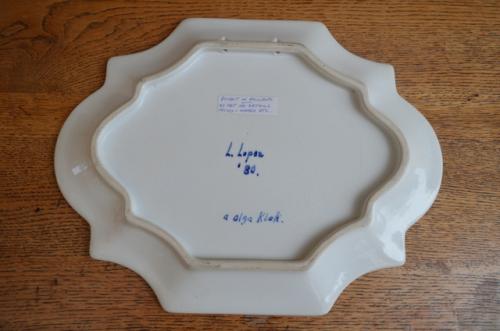 The mystery plate- back.