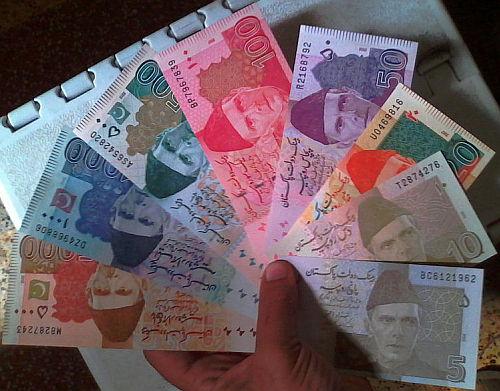 Pakistani currency