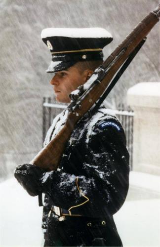 Guard Duty at TOMB OF THE UNKNOWNS