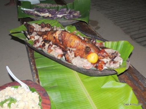 Pig Roast in Tonga