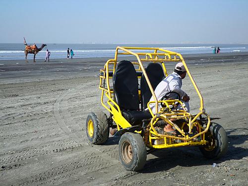 Dune buggy rides at the beach