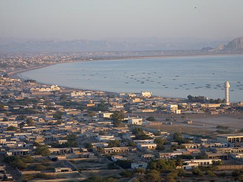 Gwadar city and it's West Bay beach front