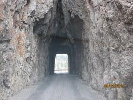 Needles Hwy. tunnel