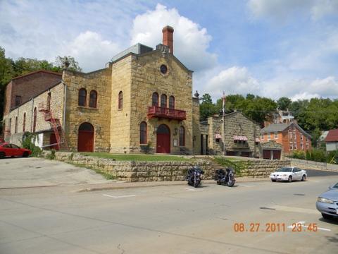 Galena, Illinois old fire station still operating.