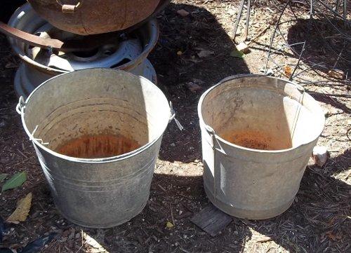 Old pails