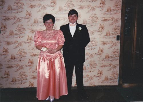 Gardenmama at her Seniro Prom in 1990